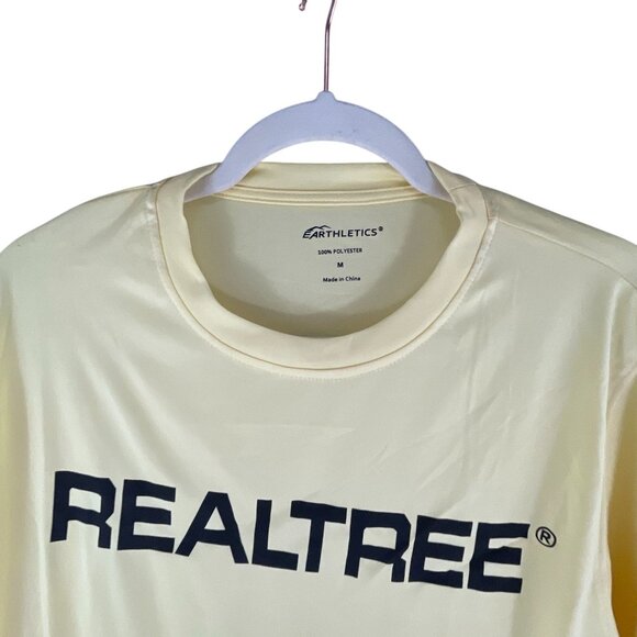 Realtree NWT Performance UPF 50 Short Sleeve T-Shirt Yellow M Workout Casual - Picture 2 of 7